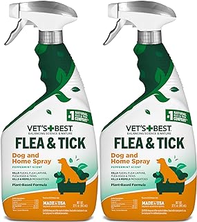 Best vets flea and tick home spray